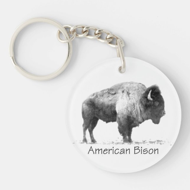 Porte-clefs Bison américain (Devant)