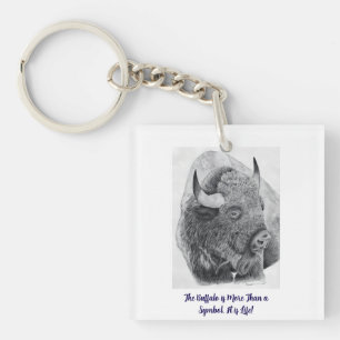 Porte-clefs Bison d'Amérique