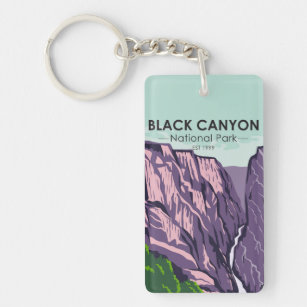 Porte-clefs Black Canyon Of The Gunnison National Park Vintage