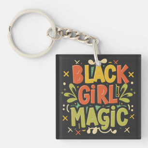 Porte-clefs Black Girl Magic : Force, beauté et excellence