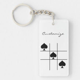 Porte-clefs Black Spades Tac Toe Thunder_Cove