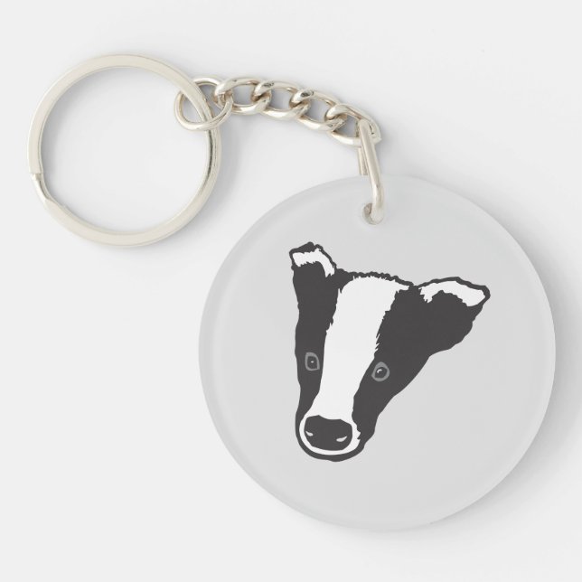 Porte-clefs Blaireau (Devant)