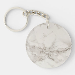 Porte-clefs Blanc marbre