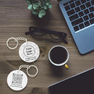 Porte-clefs Blanc marbre