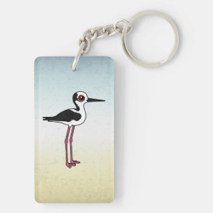 Porte-clefs Blancs Birdorable Stilt
