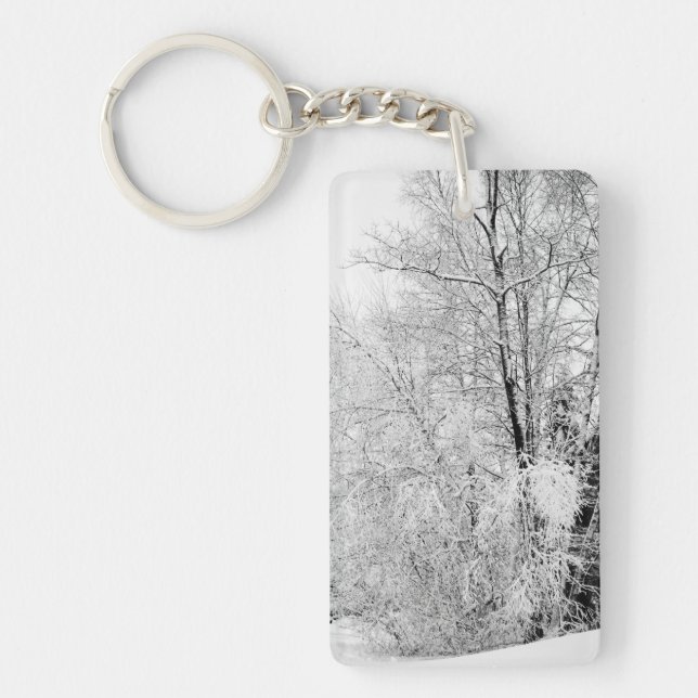 Porte-clefs Blancs d'hiver (Devant)