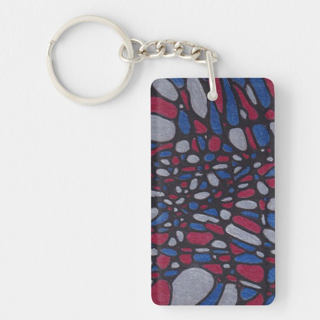 Porte-clefs Blasers bleus Colombus (Devant)