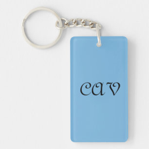 Porte-clefs Bleu de Cornflower