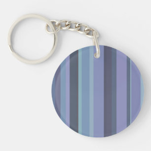 Porte-clefs Bleu-gris, bandes horizontales