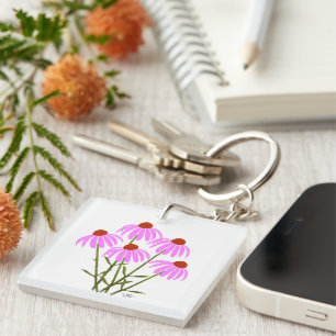 Porte-clefs Bleuets pourpres