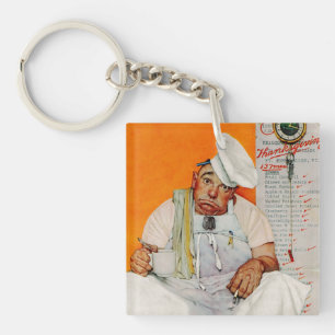 Porte-clefs Bleus de jour de thanksgiving