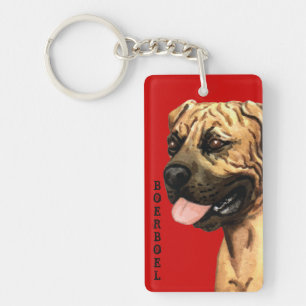 Porte-clefs Bloc de couleur de Boerboel