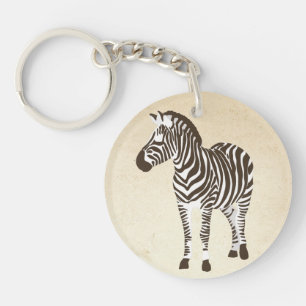 Porte-clefs Bloc de couleurs Zebra