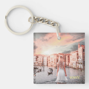 Porte-clefs Blondie Dans Venise Romantique