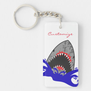 Porte-clefs Bloody Shark Jaws Thunder_Cove