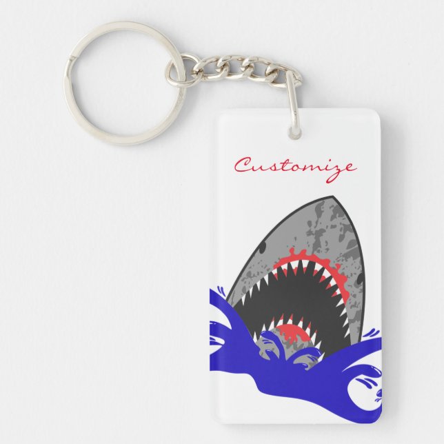 Porte-clefs Bloody Shark Jaws Thunder_Cove (Devant)
