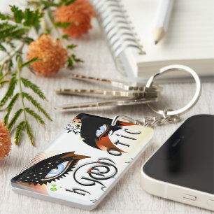 Porte-clefs Blue Eyes Mode maquiller