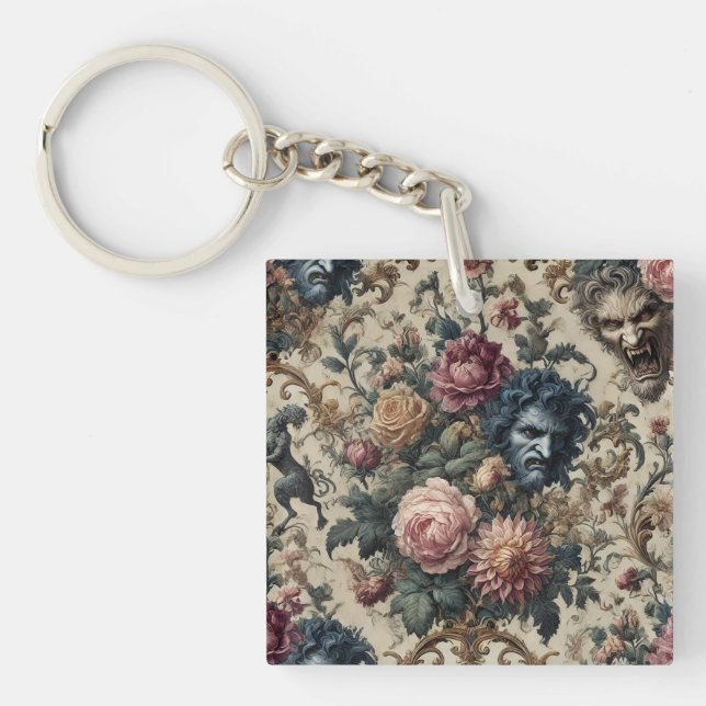 Porte-clefs Blue Moon Grimoire - Gothique Victorien (Devant)