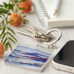 Porte-clefs Blue Ridge Mountains et Modèle photo de famille