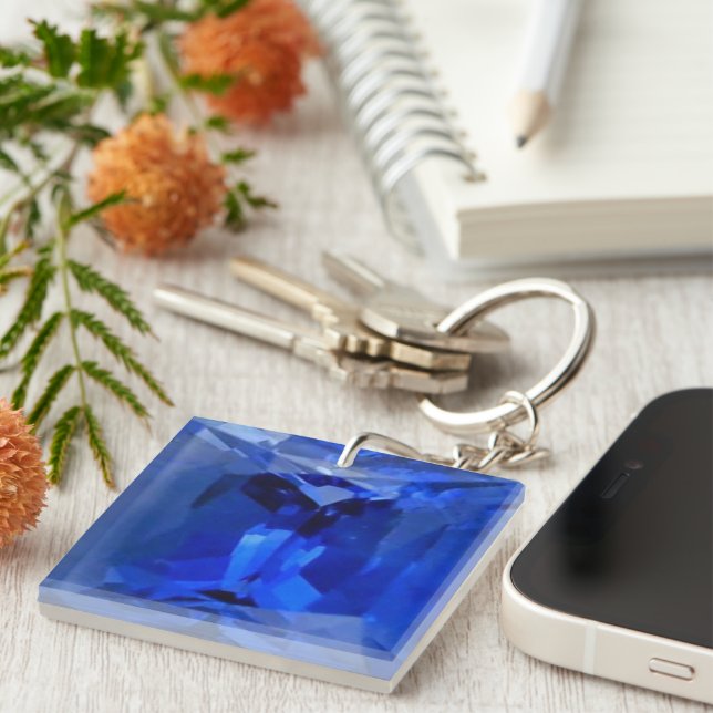 Porte-clefs Blue Sapphire 1 (Devant Droit)