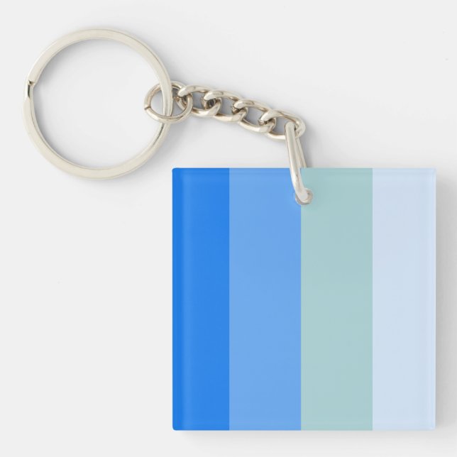 Porte-clefs Blue Stripes Maritime (Devant)