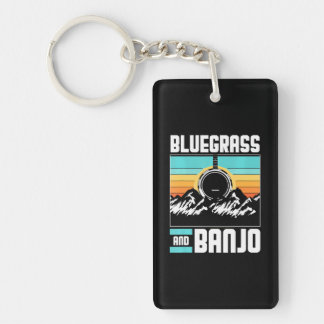 Porte-clefs Bluegrass Et Banjo