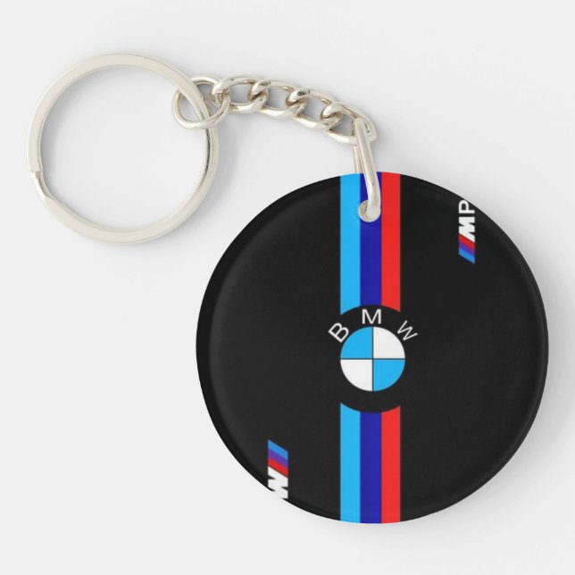 Porte-clefs bmw car,Porte-clés en acrylique (Devant)