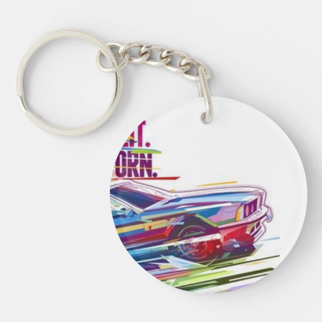 Porte-clefs bmw car,Porte-clés en acrylique (Devant)