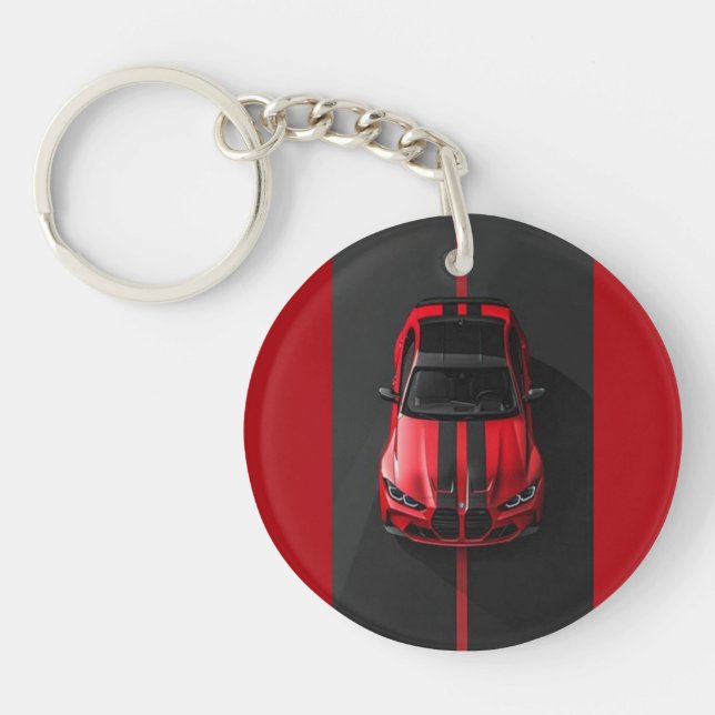 Porte-clefs bmw car,Porte-clés en acrylique (Devant)