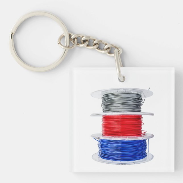 Porte-clefs Bobines en plastique pour impression 3D (Devant)