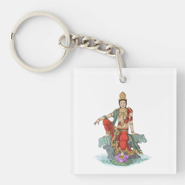 Porte-clefs Bodhisattva du porte - clé de la compassion (Devant)