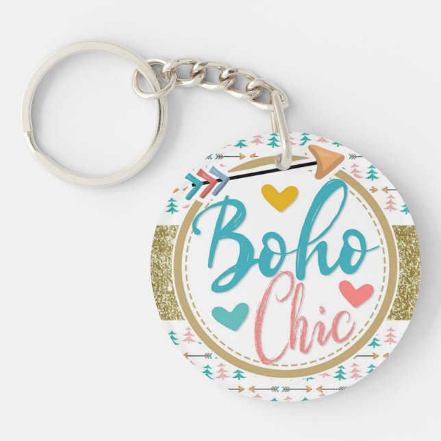 Porte-clefs Boho Chic Flèches Girls Romantique Shabby (Devant)