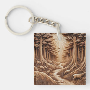 Porte-clefs Bois