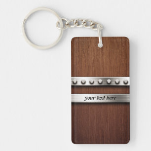 Porte-clefs Bois et métaux