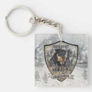 Porte-clefs Boîte à cadeaux classique en flacon Coussin extéri