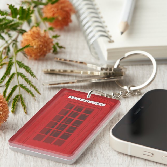 Porte-clefs Boîte Téléphonique (Devant droit)