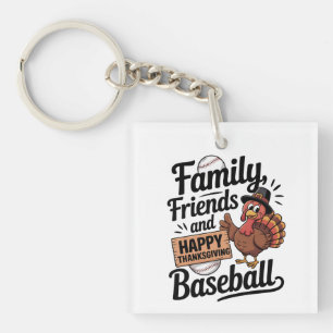 Porte-clefs Bon thanksgiving Feuilles d'automne