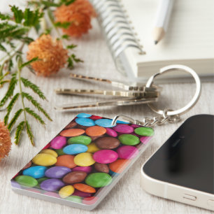 Porte-clefs Bonbons colorés, Boutons de bonbons, Sucres, Nourr