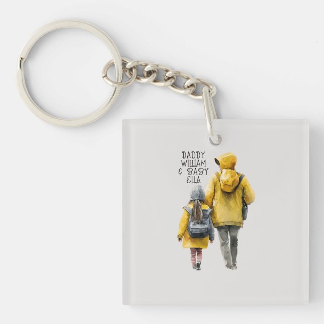 Porte-clefs Bond père et fille (Devant)
