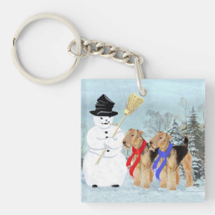 Porte-clefs Bonhomme de neige magique