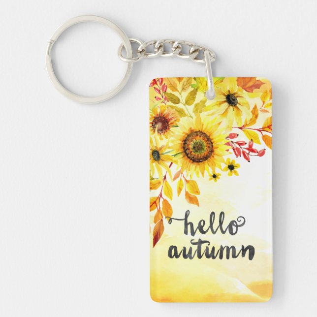 Porte-clefs Bonjour automne (Devant)