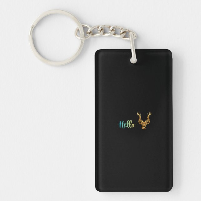 Porte-clefs Bonjour Cerf (Devant)
