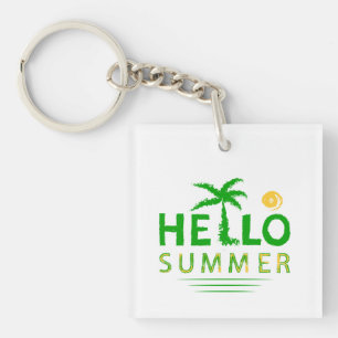 Porte-clefs Bonjour été