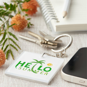 Porte-clefs Bonjour été