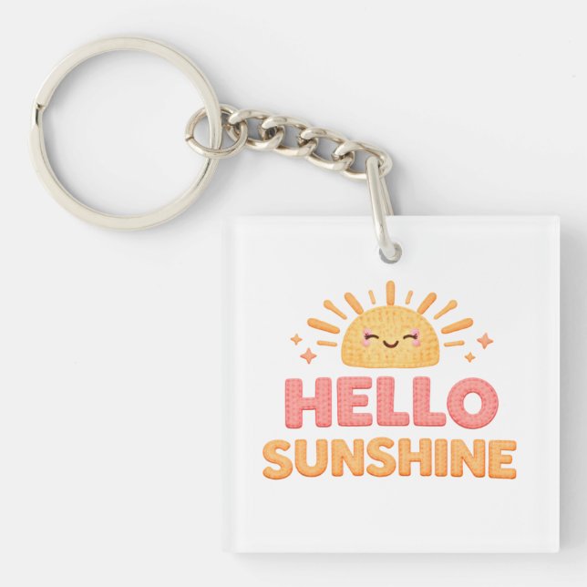 Porte-clefs Bonjour Sunshin (Devant)