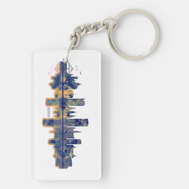 Porte-clefs Bonn Skyline (Dos)