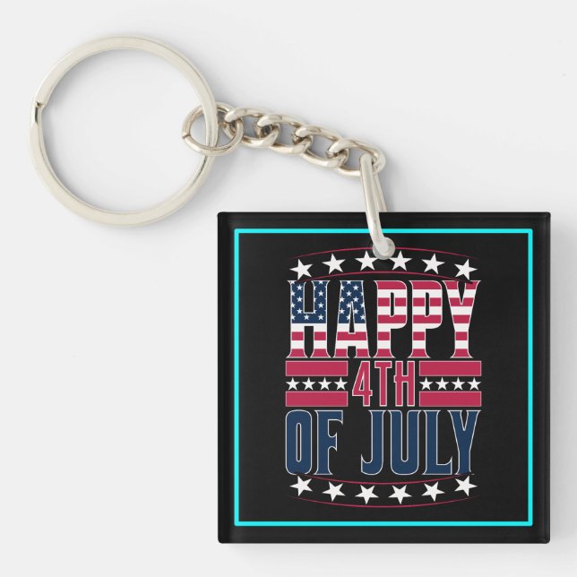 Porte-clefs Bonne 4 juillet-69413 (Devant)