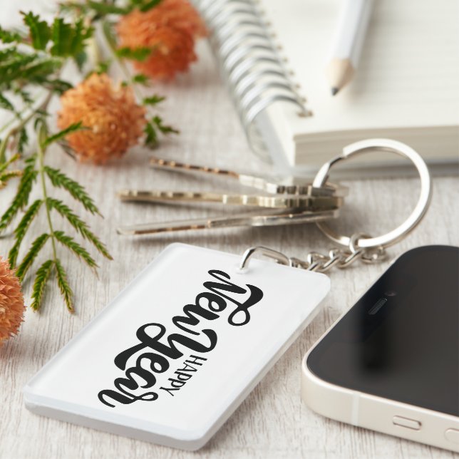 Porte-clefs Bonne année (Devant droit)