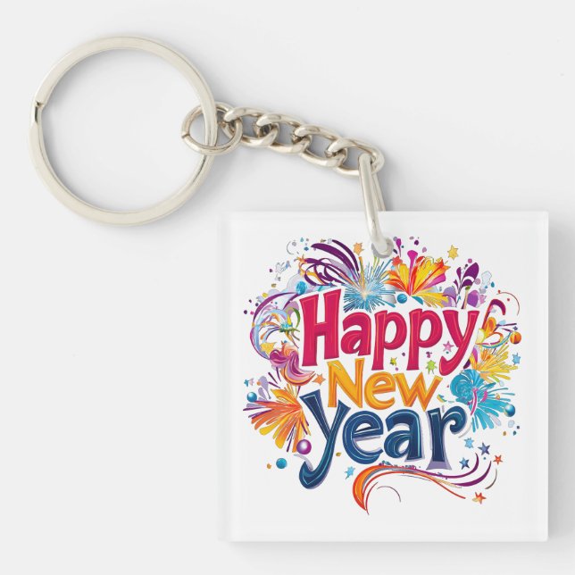 Porte-clefs Bonne année (Devant)