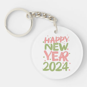 Porte-clefs Bonne année 2024